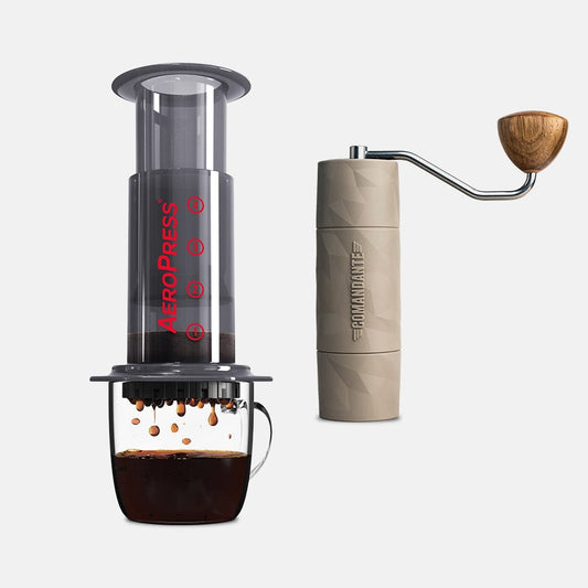 Comandante Comandante X25 Trailmaster Dune and AeroPress Original Bundle